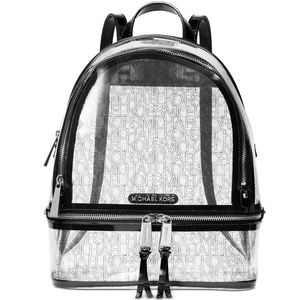 Michael Kors Rhea Clear Logo Backpack